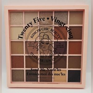 KimChi Chic Beauty "Send Me Nudes" Eyeshadow Palette – 25 Shades, Vegan & Cruelt